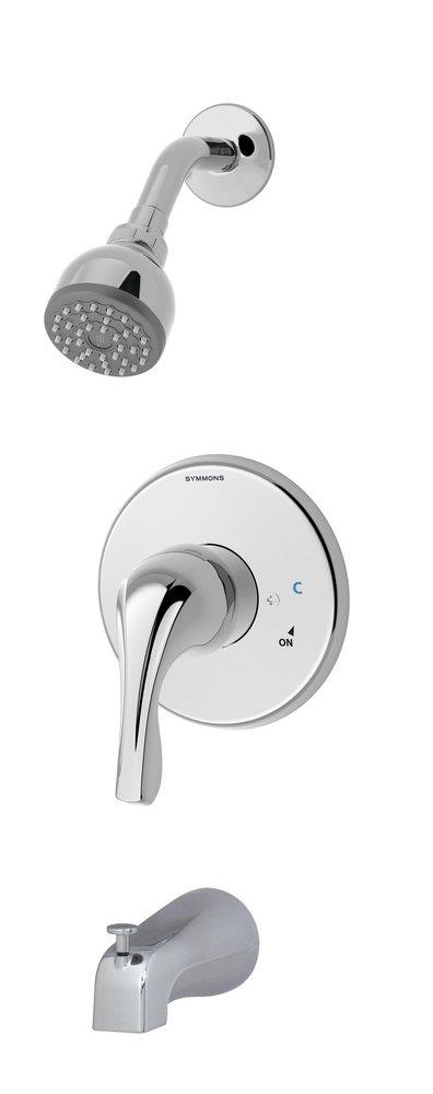 Symmons Industries Polished Chrome Single Handle Single Function Bathtub & Shower Faucet (Trim Only) 