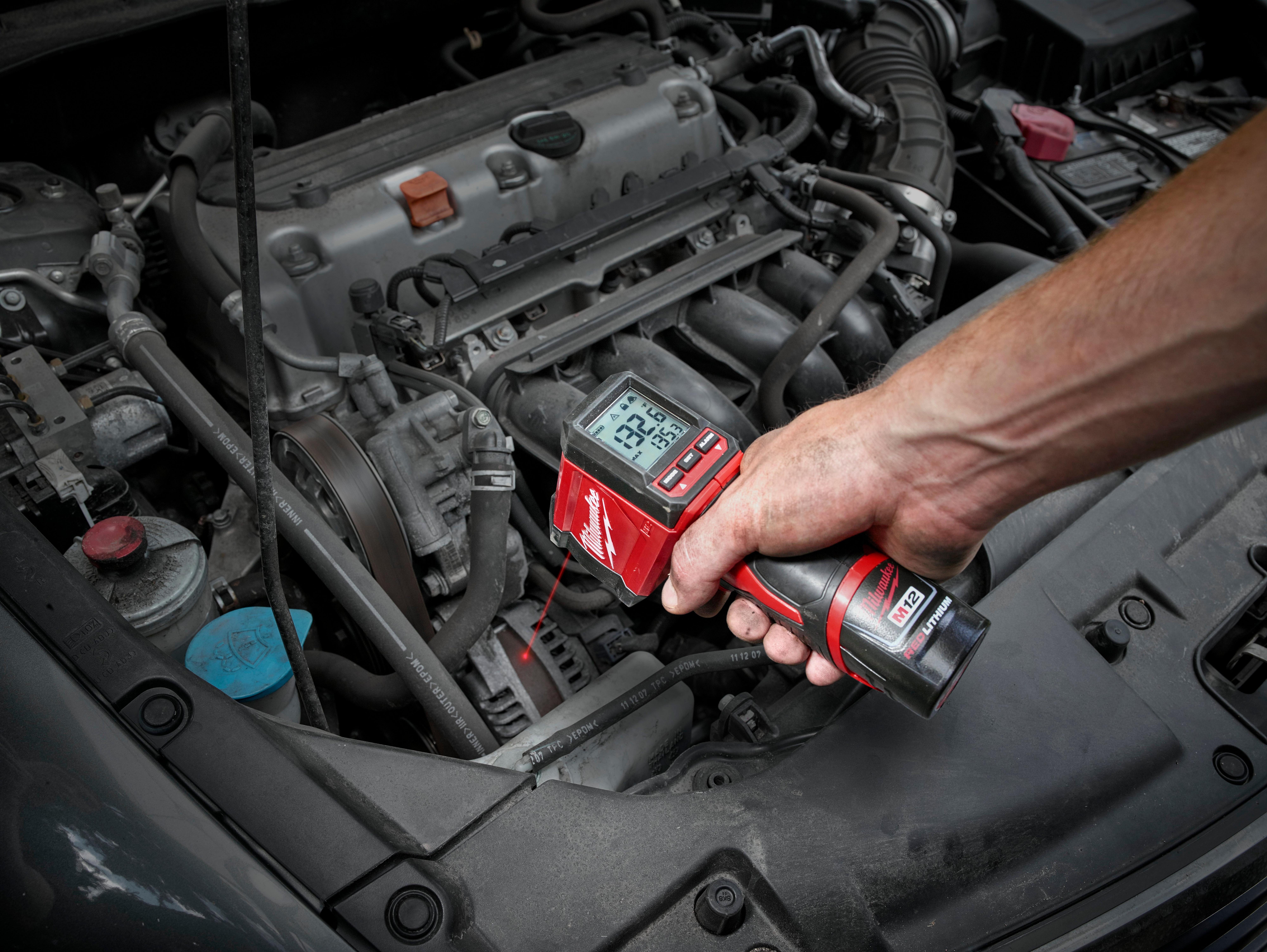 Milwaukee&reg; Black -22 to 1022 Deg F Infrared Temperature Gun (Less Battery) 