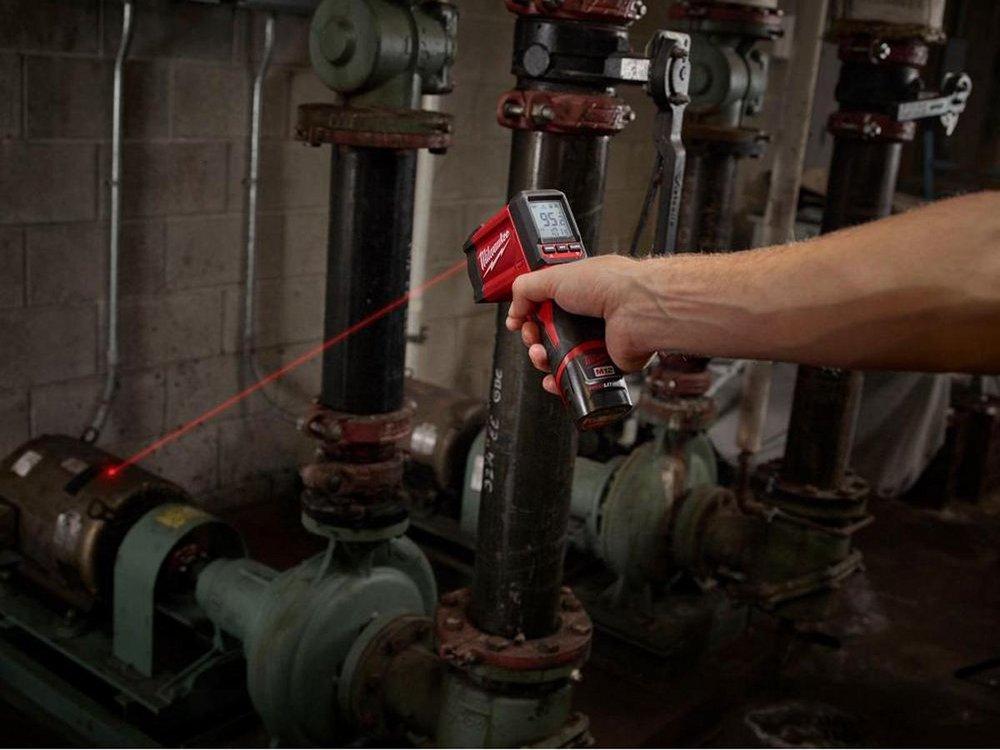 Milwaukee® Black -22 to 1022 Deg F Infrared Temperature Gun (Less Battery) 