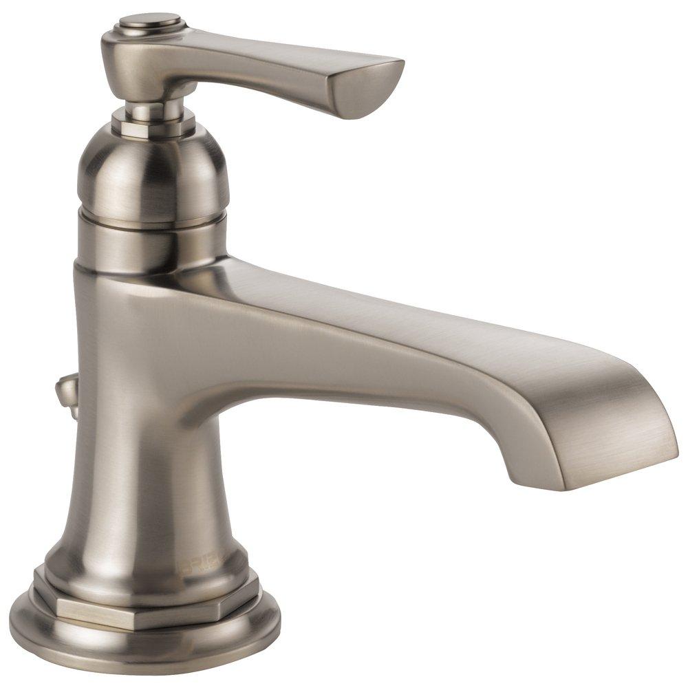 Brizo Luxe Nickel Single Handle Centerset Bathroom Sink Faucet 