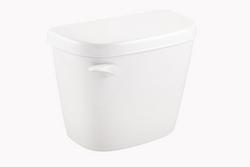 1.6 gpf Dual Flush Toilet Tank in White