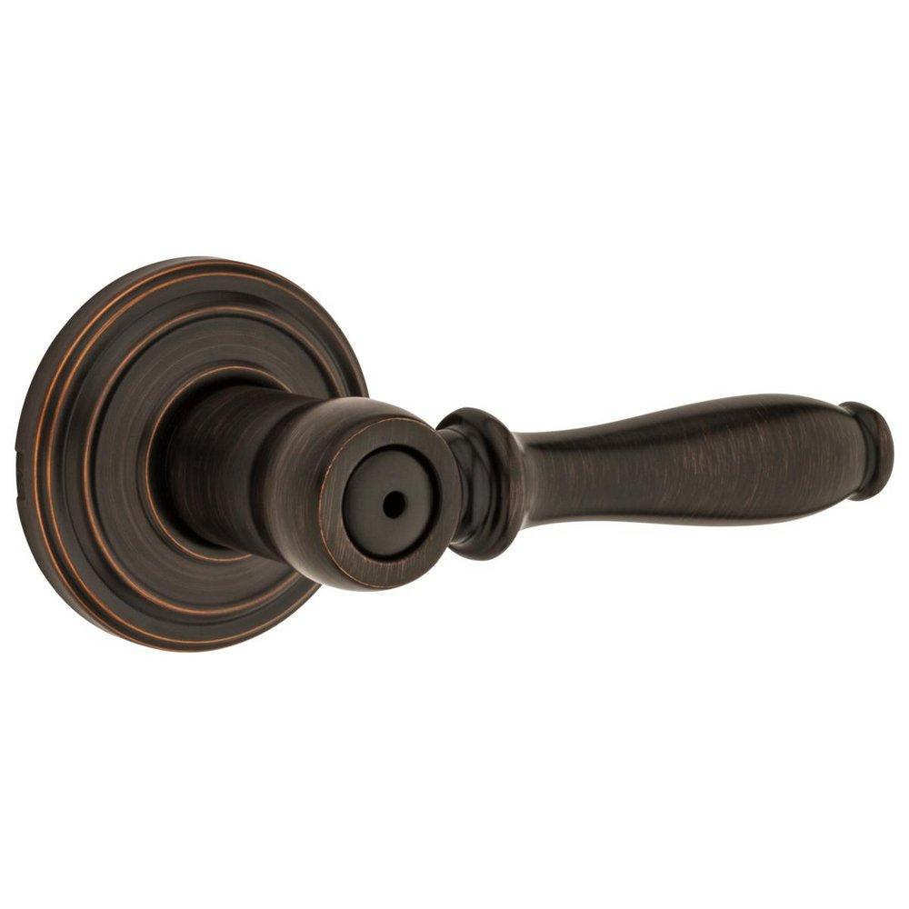 Kwikset Venetian Bronze Metal Round Door Lever 