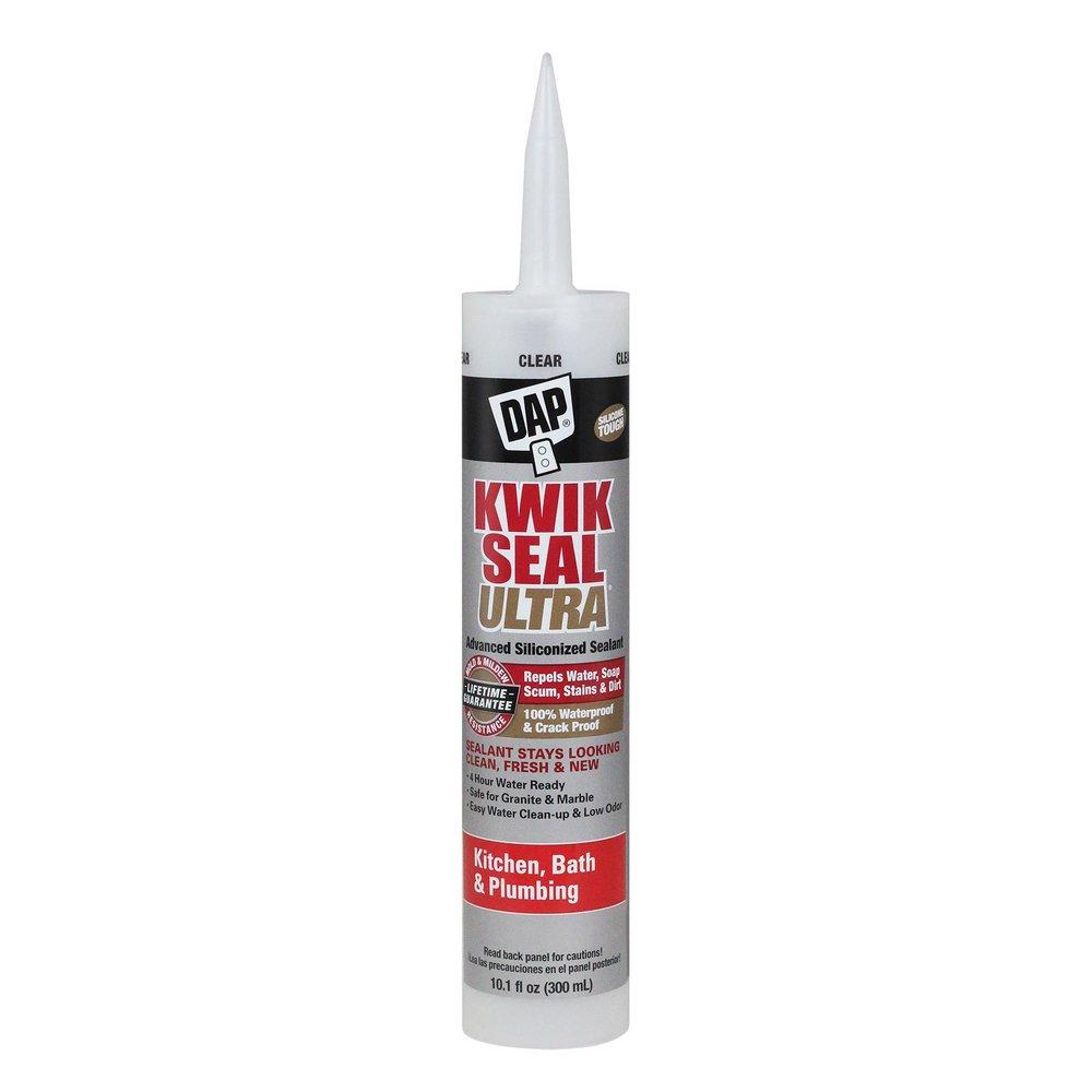 DAP Clear 10.1 oz. Silicone Sealant 