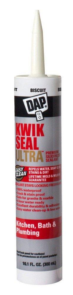 DAP Biscuit Kwik Seal Ultra Premium Siliconized Sealant in Biscuit 