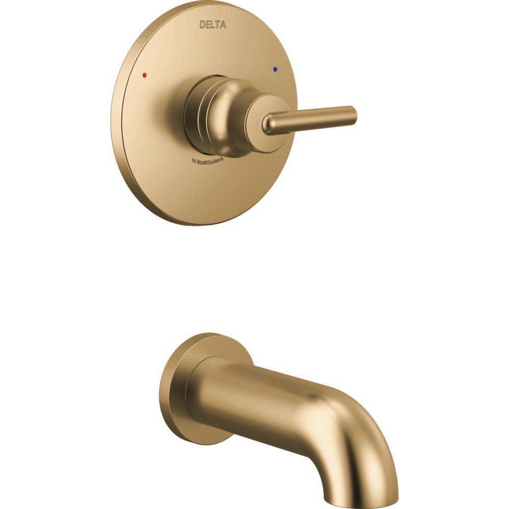 Delta Faucet Brilliance Champagne Bronze Single Handle Wall Mount Filler (Trim Only) 