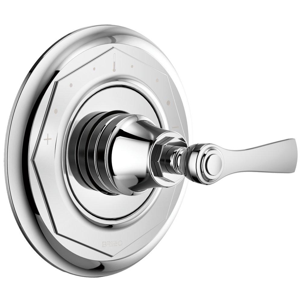 Brizo Chrome Thermostatic Valve Trim with Single Lever Handle 
