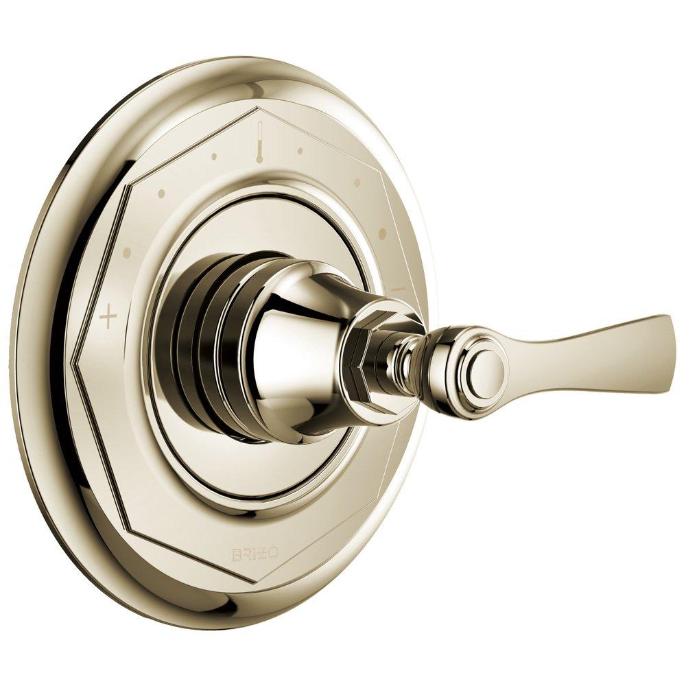 Brizo Polished Nickel Thermostatic Valve Trim with Single Lever Handle 