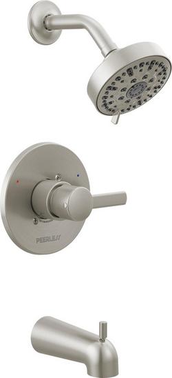 One Handle Single Function Bathtub & Shower Faucet in Brushed Nickel (Trim Only)