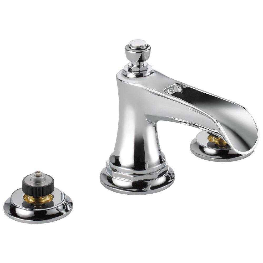 Brizo Chrome Two Handle Widespread Bathroom Sink Faucet Handles Sold Separately 