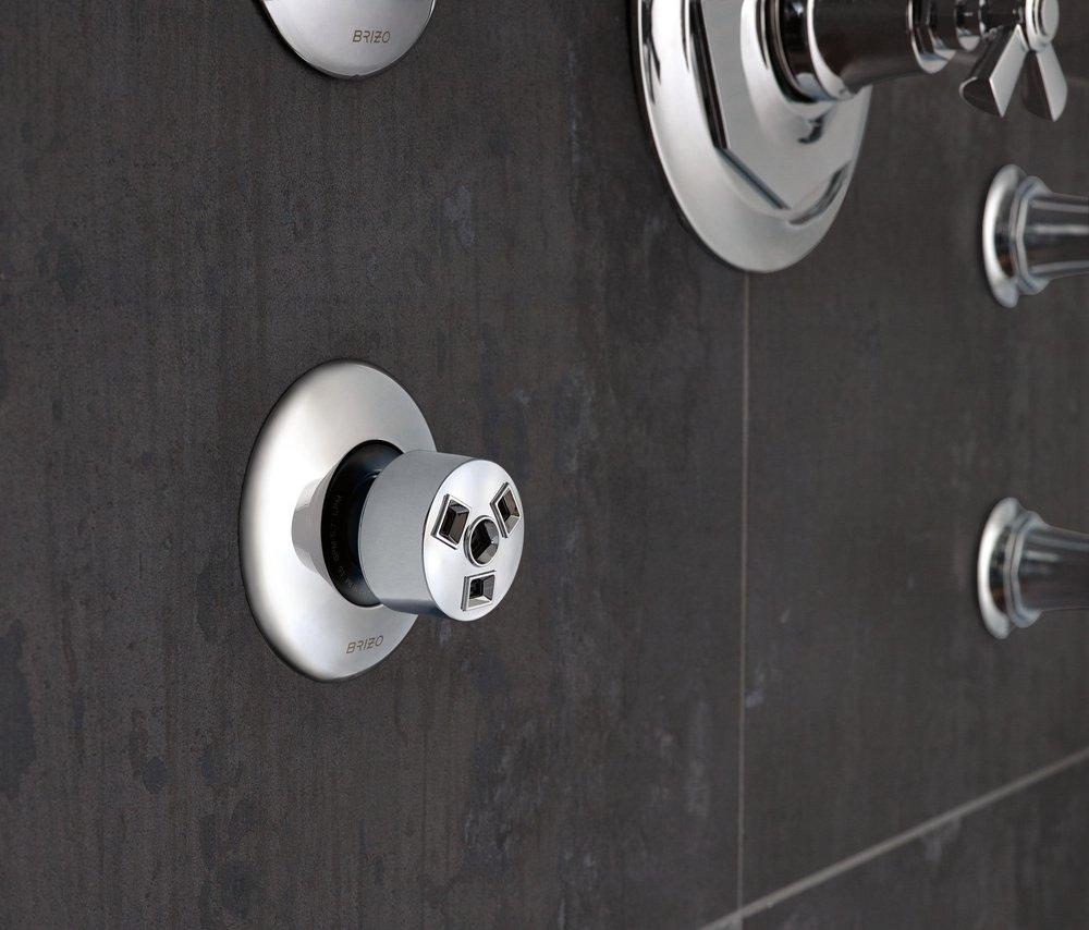 Brizo Chrome Single Handle Bathtub & Shower Faucet (Trim Only) 