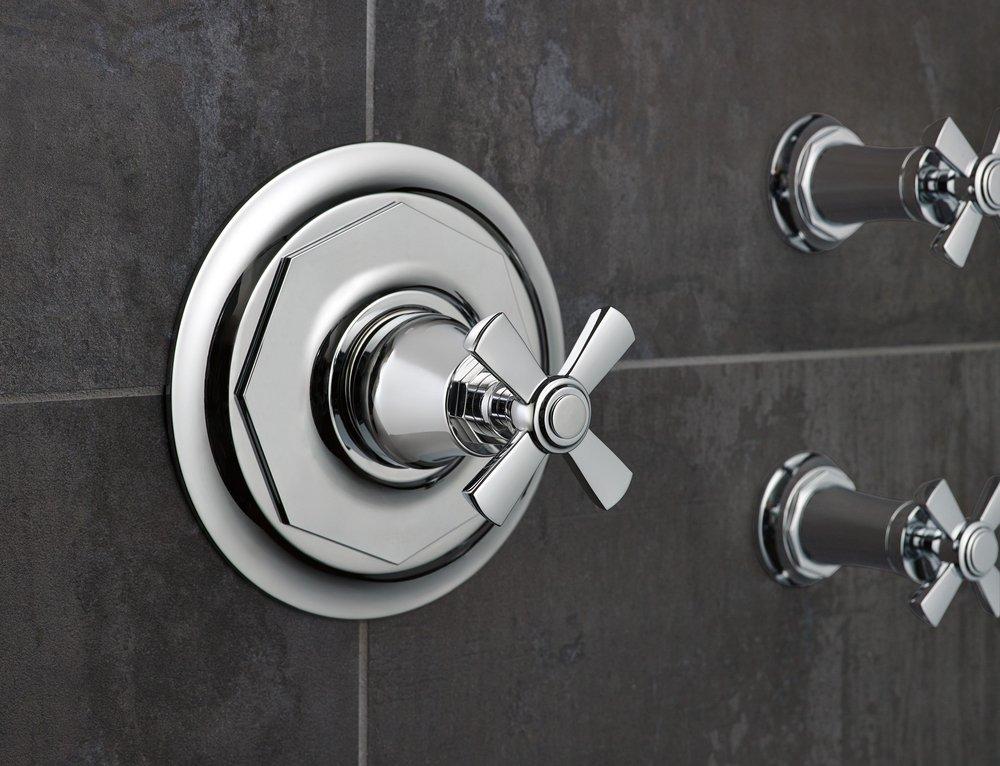 Brizo Chrome Single Handle Bathtub & Shower Faucet (Trim Only) 