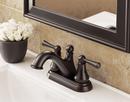 Delta Faucet Venetian Bronze Two Handle Centerset Bathroom Sink Faucet 