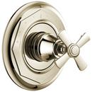 Brizo Polished Nickel Thermostatic Valve Trim with Single Cross Handle 
