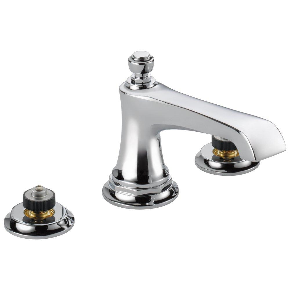 Brizo Chrome Two Handle Widespread Bathroom Sink Faucet Handles Sold Separately 