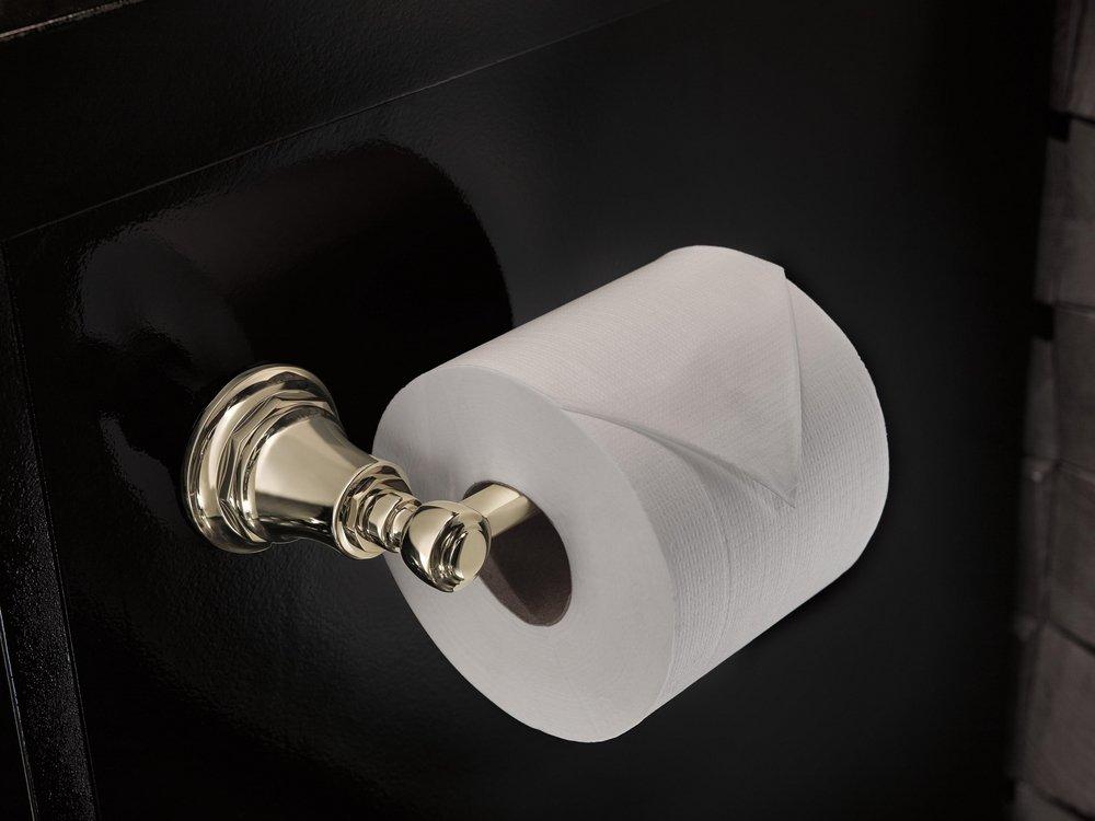 Brizo Polished Nickel Wall Mount Toilet Tissue Holder 