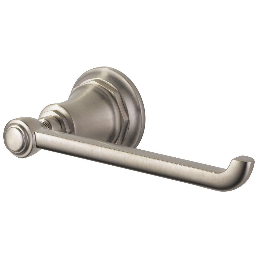 Brizo Luxe Nickel Wall Mount Toilet Tissue Holder 