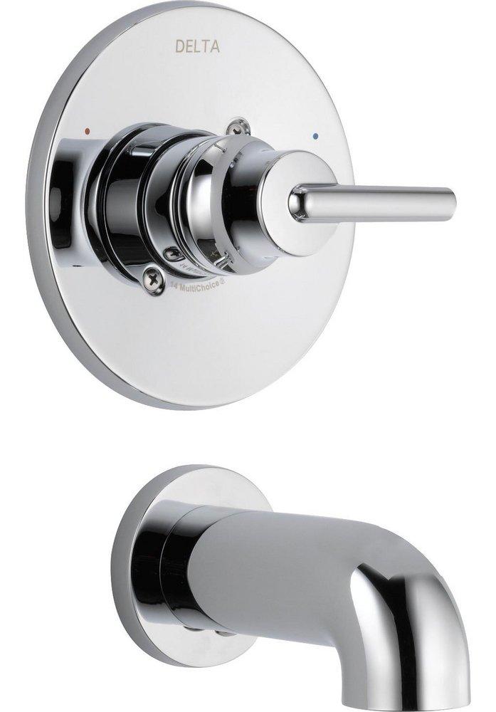 Delta Faucet Chrome Single Handle Wall Mount Filler (Trim Only) 
