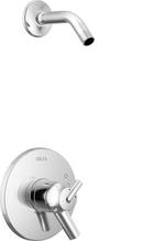 Two Handle Shower Faucet in Chrome (Trim Only)