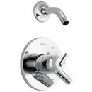 Two Handle Shower Faucet in Chrome (Trim Only)