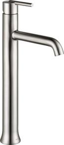 Delta Faucet Brilliance&reg; Stainless Single Handle Vessel Filler Bathroom Sink Faucet 