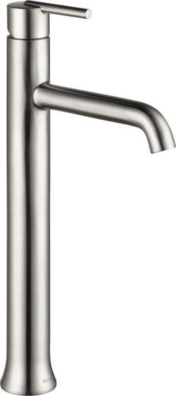 Single Handle Vessel Filler Bathroom Sink Faucet in Brilliance&reg; Stainless