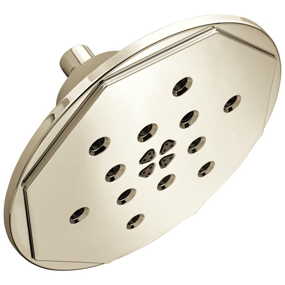 Brizo Polished Nickel Multi Function H2Okinetic Technology&reg; Full Body, H2Okinetic Technology&reg; invigorating, Massage and Pause Showerhead 