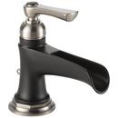 Brizo Luxe Nickel/Matte Black Single Handle Centerset Bathroom Sink Faucet 