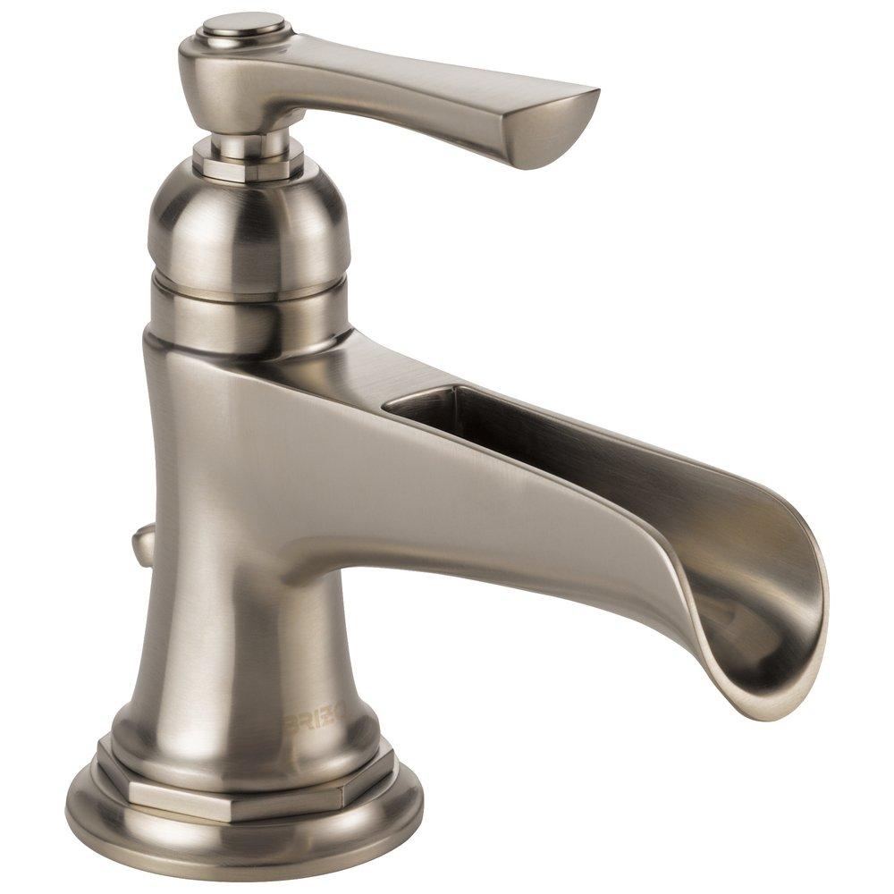 Brizo Luxe Nickel Single Handle Centerset Bathroom Sink Faucet 