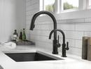 Delta Faucet Matte Black Single Handle Pull Down Touch Activated Kitchen Faucet 