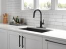Delta Faucet Matte Black Single Handle Pull Down Touch Activated Kitchen Faucet 