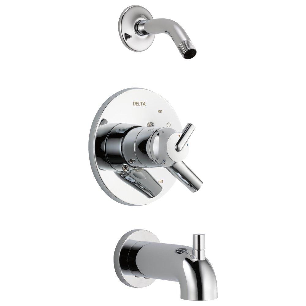 Delta Faucet Chrome Two Handle Bathtub & Shower Faucet (Trim Only) 
