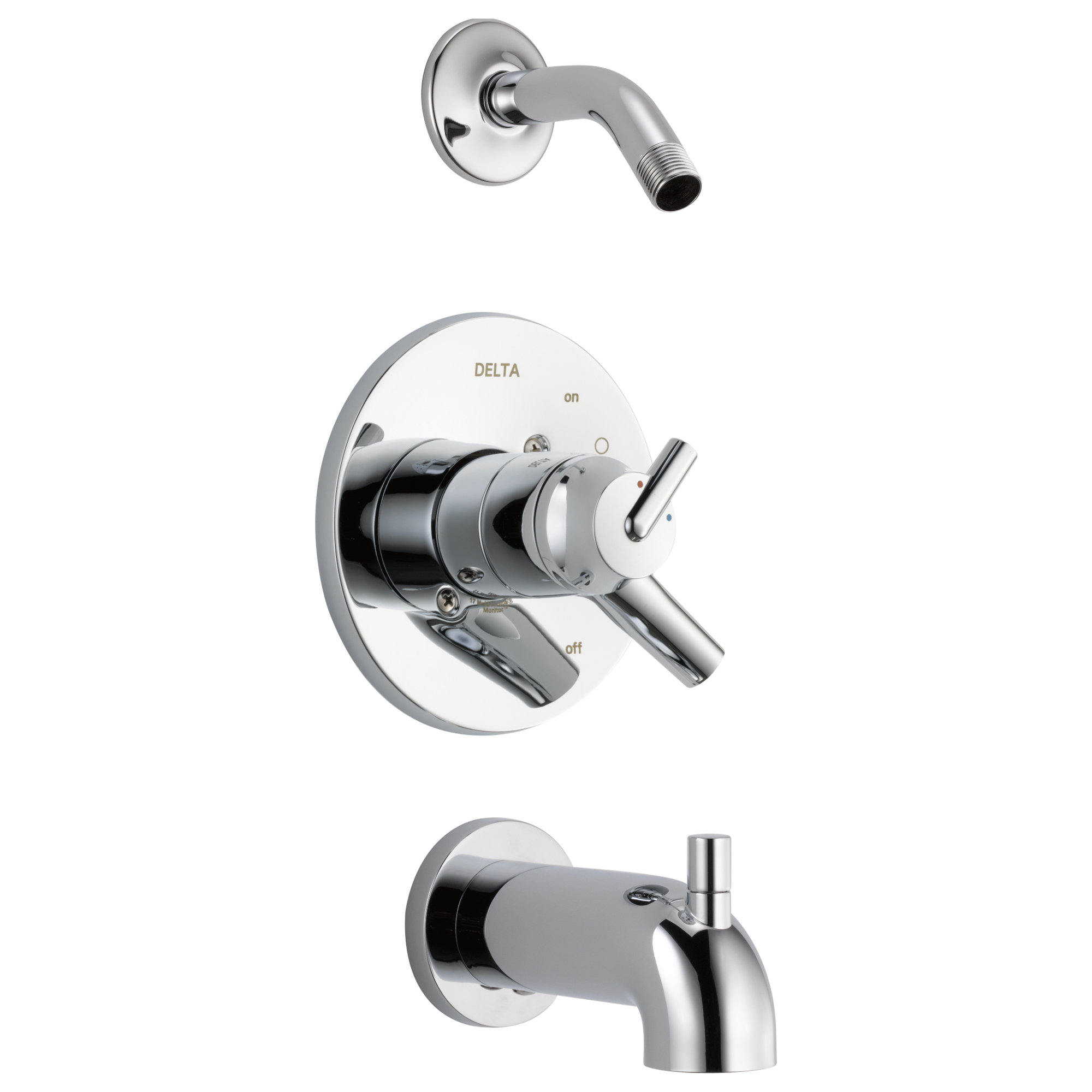 Delta Faucet Chrome Two Handle Bathtub & Shower Faucet (Trim Only) 