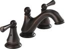 Delta Faucet Venetian Bronze Two Handle Widespread Bathroom Sink Faucet 