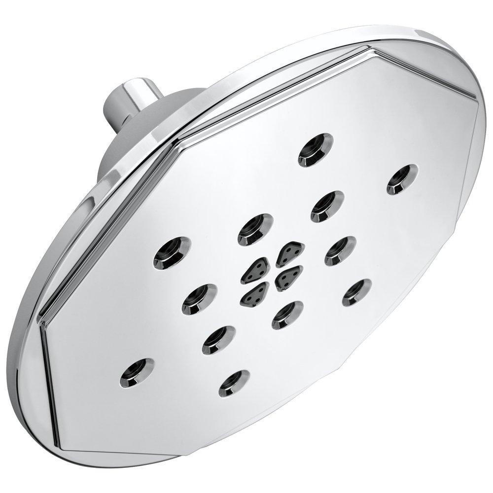 Brizo Chrome Multi Function H2Okinetic Technology® Full Body, H2Okinetic Technology® invigorating, Massage and Pause Showerhead 