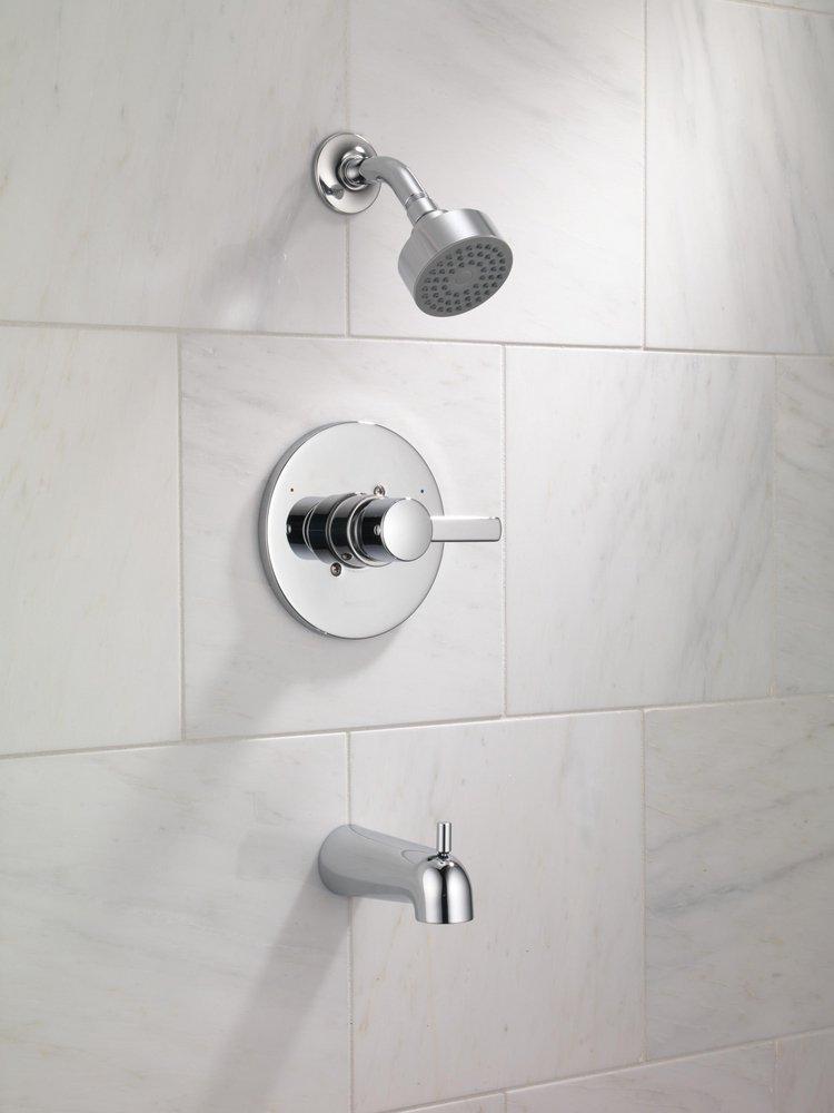 Peerless® Polished Chrome Single Handle Single Function Bathtub & Shower Faucet Trim Only 