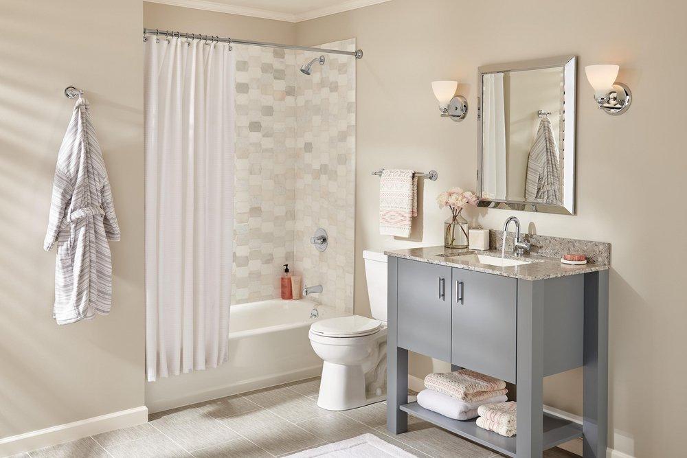 Peerless® Polished Chrome Single Handle Single Function Bathtub & Shower Faucet Trim Only 