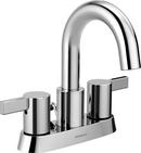 Peerless&reg; Polished Chrome Two Handle Centerset Bathroom Sink Faucet Lever Handle 