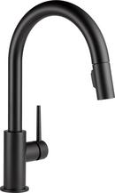 Single Handle Pull Down Kitchen Faucet in Matte Black