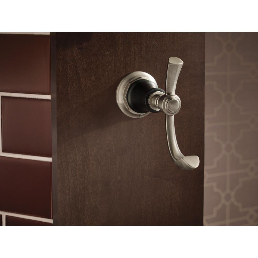 Brizo Luxe Nickel Double Robe Hook 