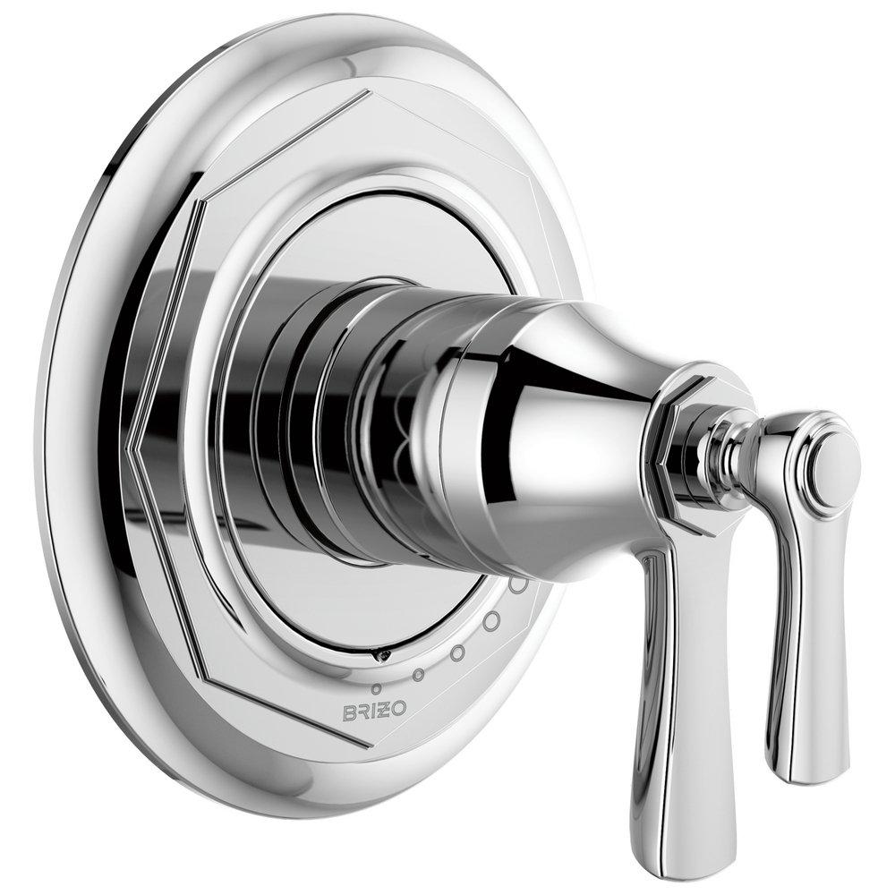 Brizo Chrome Thermostatic Valve Only with Double Lever Handle 
