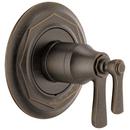 Brizo Venetian Bronze Thermostatic Valve Only with Double Lever Handle 