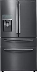 35-3/4 in. 15.7 cu. ft. French Door and Full Refrigerator in Black Stainless Steel