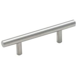 3 in. Center-to-Center Bar Pull in Sterling Nickel