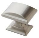 1-1/4 in. Rectangle Cabinet Knob in Satin Nickel