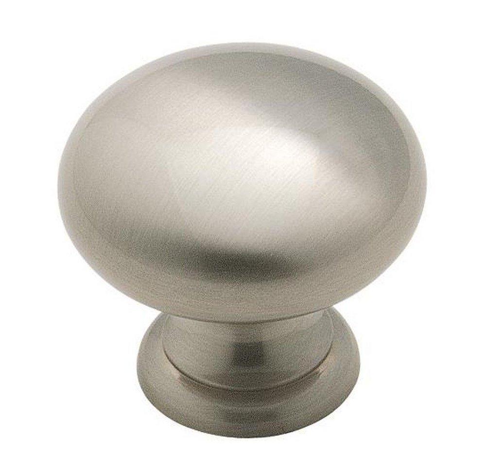 Amerock Satin Nickel 1-1/4 in. Brass Knob 