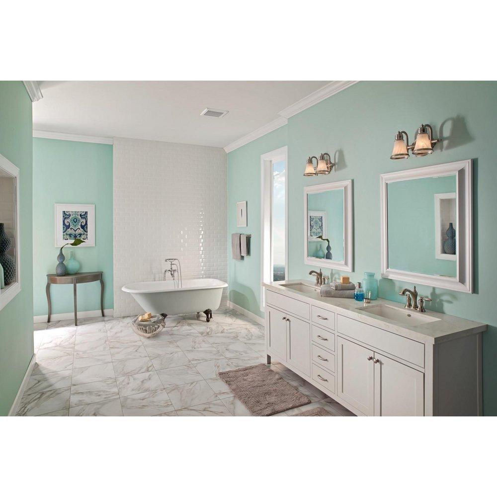 Broan White Bathroom Exhaust Fan in White 