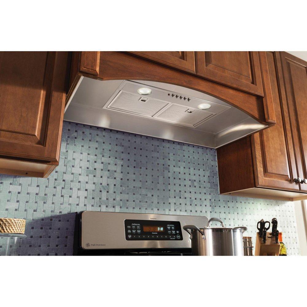 Broan Stainless Steel 20-1/2 in. Convertible Range Hood 