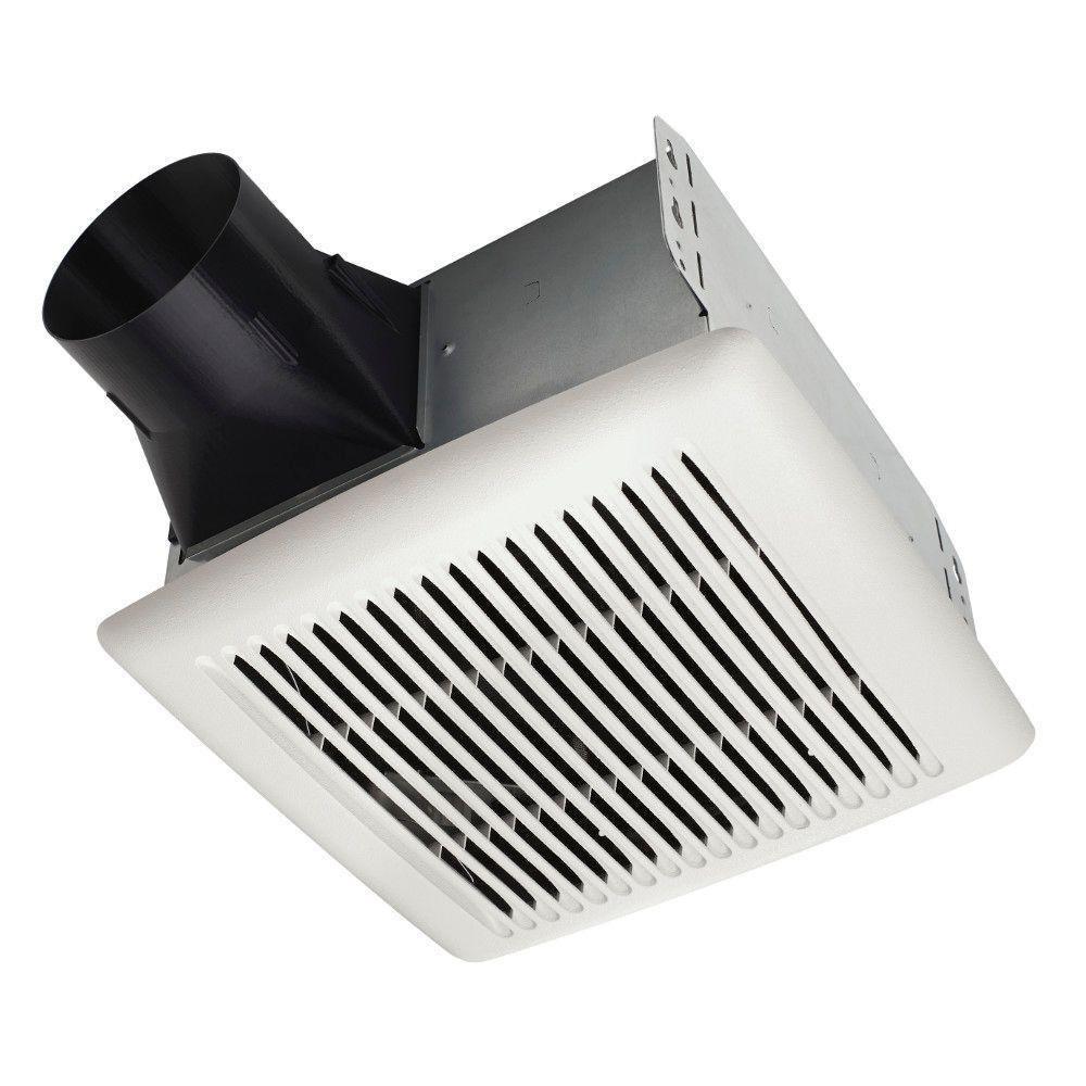 Broan White Bathroom Exhaust Fan in White 