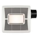 Broan White Bathroom Exhaust Fan with Light 