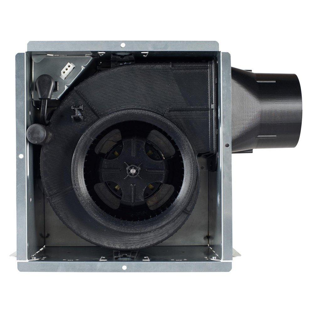 Broan White Bathroom Exhaust Fan with Light 